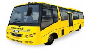 Semi Low Floor School Bus