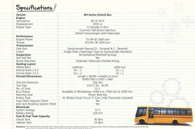 BH 53 School Bus Diesel Non-AC