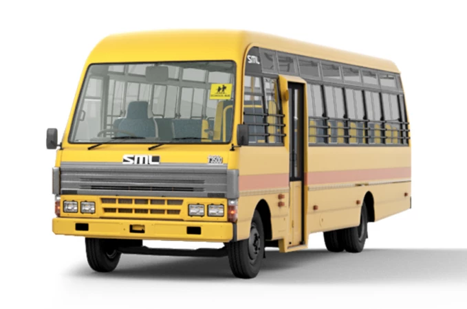 SML ISUZU Standard School Bus CNG AC