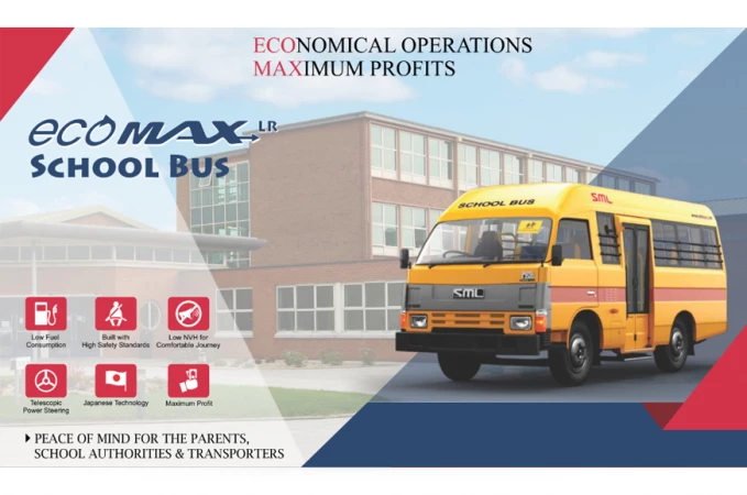 SML ISUZU Ecomax School Bus Diesel Non-AC