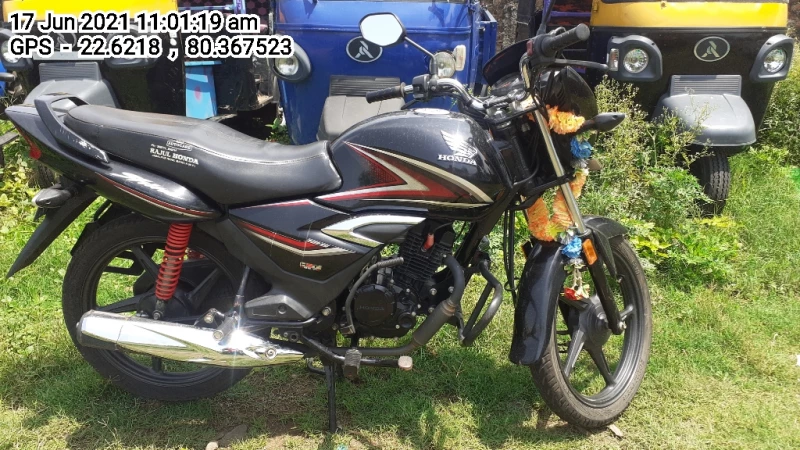 Honda shine cheap bs6 black colour